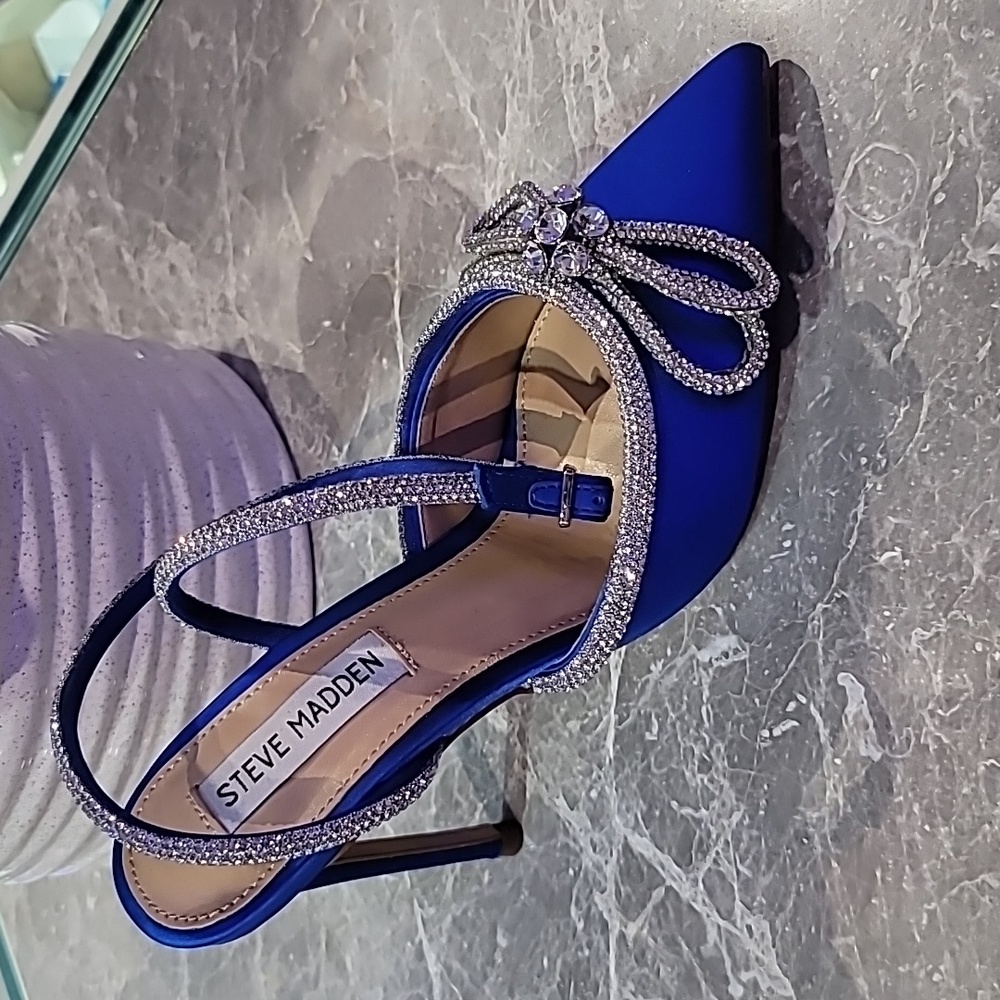 Steve Madden Viable Blue Heels